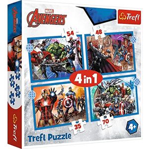 Trefl - Avengers 4 in 1 Puzzle Trefl - Avengers 4 in 1 Puzzle