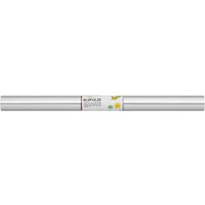 Folia - Lámina de Aluminio laminada por una Cara, 50 cm x 10 m, Color Plateado, Plata () Folia - Lámina de Aluminio laminada por una Cara, 50 cm x 10 m, Color Plateado, Plata ()