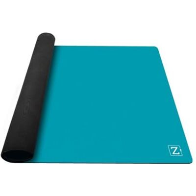 ZACATRUS Tapete Azul de Neopreno, 148 cm x 89 cm, Zafiro, Tapete de Juegos de Mesa, Antideslizante, Tapete de Cartas, Enrollable ZACATRUS Tapete Azul de Neopreno, 148 cm x 89 cm, Zafiro, Tapete de Juegos de Mesa, Antideslizante, Tapete de Cartas, Enrollable