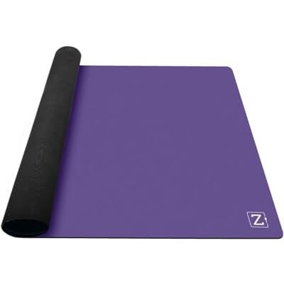 ZACATRUS Tapete Morado de Neopreno, 148 cm x 89 cm, Amatista, Juegos de Mesa, Antideslizante, Cartas, Enrollable ZACATRUS Tapete Morado de Neopreno, 148 cm x 89 cm, Amatista, Juegos de Mesa, Antideslizante, Cartas, Enrollable