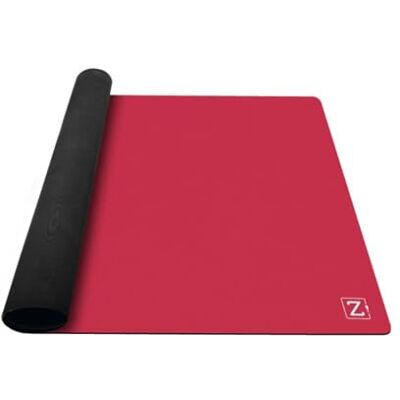 ZACATRUS Tapete Rojo de Neopreno, 148 cm x 89 cm, Jaspe, Tapete de Juegos de Mesa, Antideslizante, Tapete de Cartas, Enrollable ZACATRUS Tapete Rojo de Neopreno, 148 cm x 89 cm, Jaspe, Tapete de Juegos de Mesa, Antideslizante, Tapete de Cartas, Enrollable