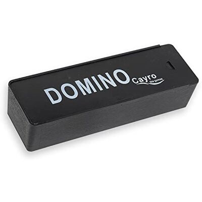 Cayro Dominó + 6 Años Modelo Básico Juegos de Mesa para Niños y Adultos con Caja de Plástico Negra para Guardar Las Piezas 2 a 4 Jugadores Cayro Dominó + 6 Años Modelo Básico Juegos de Mesa para Niños y Adultos con Caja de Plástico Negra para Guardar Las Piezas 2 a 4 Jugadores
