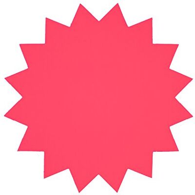 Folia – Publicidad Símbolo – Estrella, Aprox. 18 cm, 20 Unidades, Rojo Folia – Publicidad Símbolo – Estrella, Aprox. 18 cm, 20 Unidades, Rojo