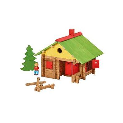 Jeujura Mon Chalet de Madera – 130 Piezas de Haya – Juego de construcción Infantil a Partir de 5 años – Chalets para Montar y Desmontar con Muchas Posibilidades de construcción – Fabricado en Francia Jeujura Mon Chalet de Madera – 130 Piezas de Haya – Juego de construcción Infantil a Partir de 5 años – Chalets para Montar y Desmontar con Muchas Posibilidades de construcción – Fabricado en Francia