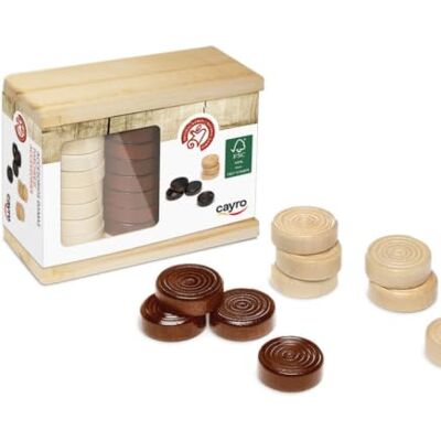 Cayro Juego de Damas de Madera Piezas para Jugar a Las Damas Juego de Mesa para Niños y Adultos Juego Clásico y Tradicional Diversión para Toda la Familia Cayro Juego de Damas de Madera Piezas para Jugar a Las Damas Juego de Mesa para Niños y Adultos Juego Clásico y Tradicional Diversión para Toda la Familia