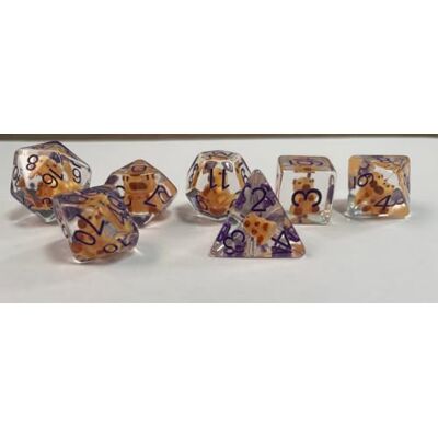 Rio -Juego de 7 Dados de Resina Gama Insert en Caja Capybara Rio -Juego de 7 Dados de Resina Gama Insert en Caja Capybara