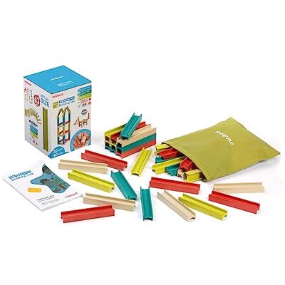 Miniland Construcción con Vigas Beams Bulding Set Juego fabricado en España Ideal para niños de 2 a 6 años Miniland Construcción con Vigas Beams Bulding Set Juego fabricado en España Ideal para niños de 2 a 6 años