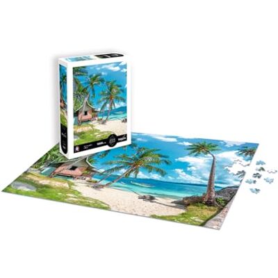 Sentosphère Rompecabezas de 1000 Piezas Paisaje Islas Palawan Filipinas Impresión en 7 Colores – Tacto Sedoso Caja compacta ecológica Fabricado en Francia Sentosphère Rompecabezas de 1000 Piezas Paisaje Islas Palawan Filipinas Impresión en 7 Colores – Tacto Sedoso Caja compacta ecológica Fabricado en Francia