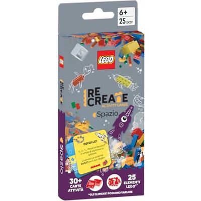 Asmodee Lego Recreate Activity Cards Espacio, Juego de Sociedad Oficial Lego Juego de construcción rápido y Divertido para Toda la Familia: 15-30 min, 1-5 Jugadores, a Partir de 6 años Asmodee Lego Recreate Activity Cards Espacio, Juego de Sociedad Oficial Lego Juego de construcción rápido y Divertido para Toda la Familia: 15-30 min, 1-5 Jugadores, a Partir de 6 años