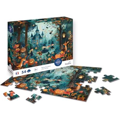 Sentosphère Rompecabezas de 54 Piezas Las Pequeñas Brujas Puzzle para Niños Desde 5 años – Impresión en 7 Colores – Tacto Sedoso – Caja compacta ecológica Fabricado en Francia Sentosphère Rompecabezas de 54 Piezas Las Pequeñas Brujas Puzzle para Niños Desde 5 años – Impresión en 7 Colores – Tacto Sedoso – Caja compacta ecológica Fabricado en Francia