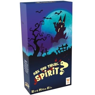 Topi Games Are You There Spirit? Juego De Cartas De Deducción Social, Juego Halloween con Roles Ocultos, Faroleo Y Misterio De 2 A 6 Jugadores 20 Minutos Topi Games Are You There Spirit? Juego De Cartas De Deducción Social, Juego Halloween con Roles Ocultos, Faroleo Y Misterio De 2 A 6 Jugadores 20 Minutos