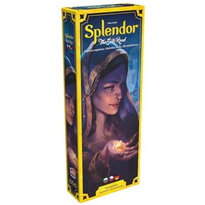 Space Cowboys Asmodee, Splendor – The Silk Road (La Ruta de la Seda), expansión, Juego Familiar, 2-4 Jugadores, a Partir de 10 años, 45 Minutos, alemán, multilingüe Space Cowboys Asmodee, Splendor – The Silk Road (La Ruta de la Seda), expansión, Juego Familiar, 2-4 Jugadores, a Partir de 10 años, 45 Minutos, alemán, multilingüe