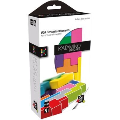 Gigamic , Katamino Pocket, Juego Familiar, Juego de Puzzles, 1-2 Jugadores, a Partir de 8 años, 10 Minutos, alemán, Multicolor, Multicolor Gigamic , Katamino Pocket, Juego Familiar, Juego de Puzzles, 1-2 Jugadores, a Partir de 8 años, 10 Minutos, alemán, Multicolor, Multicolor
