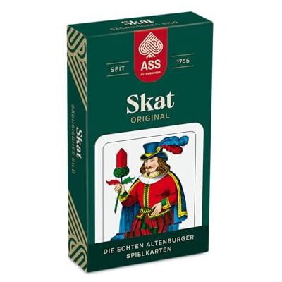 ASS Altenburger FSC Skat, Imagen sajona en Caja Plegable, Color Blanco ASS Altenburger FSC Skat, Imagen sajona en Caja Plegable, Color Blanco