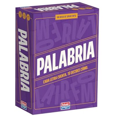 Falomir PALABRIA – Juego de Cartas de Palabras y Creatividad Juego de Mesa de Ingenio Lingüístico 2-8 Jugadores +14 Años Juego Educativo y Estratégico Falomir PALABRIA – Juego de Cartas de Palabras y Creatividad Juego de Mesa de Ingenio Lingüístico 2-8 Jugadores +14 Años Juego Educativo y Estratégico