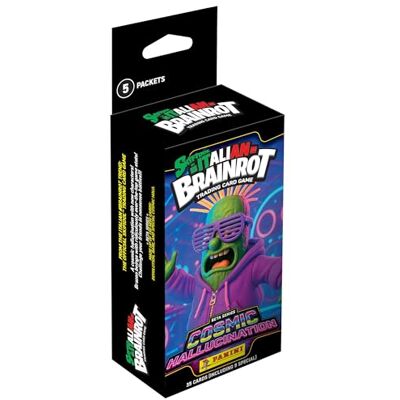 Panini SKIFIDOL Italian BRAINROT Trading Cards Game 2 Blister 5 Fundas Panini SKIFIDOL Italian BRAINROT Trading Cards Game 2 Blister 5 Fundas