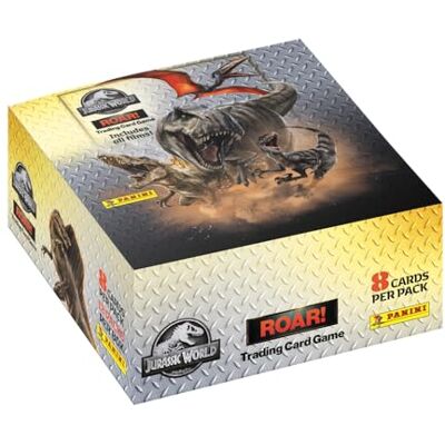 Panini Jurassic World 4 Trading Cards Game-Caja de 18 Fundas + 1 Tarjeta de edición Limitada () Panini Jurassic World 4 Trading Cards Game-Caja de 18 Fundas + 1 Tarjeta de edición Limitada ()