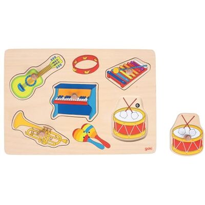 Goki Puzle Sonoro Instrumentos De Musica (5 Pzas) (Madera) (+1) Goki Puzle Sonoro Instrumentos De Musica (5 Pzas) (Madera) (+1)