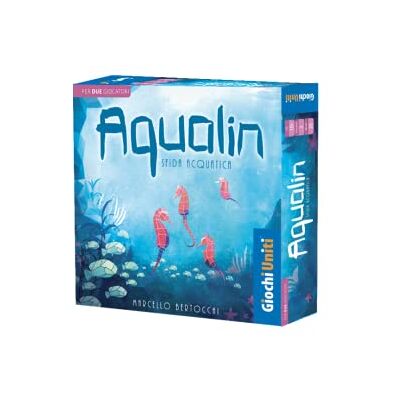 Giochi Uniti Aqualin, Juego Abstracto para Dos Jugadores, edición Italiana, , Multicolor Giochi Uniti Aqualin, Juego Abstracto para Dos Jugadores, edición Italiana, , Multicolor