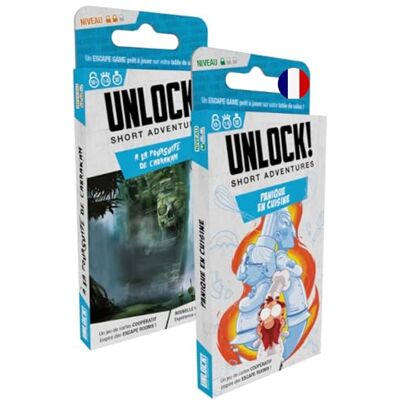 Asmodee SCUNLSHPACK01FR - Juego de Mesa - Aventuras completas - 2 Escenarios - Para 10+ - 1-6 Jugadores Asmodee SCUNLSHPACK01FR - Juego de Mesa - Aventuras completas - 2 Escenarios - Para 10+ - 1-6 Jugadores