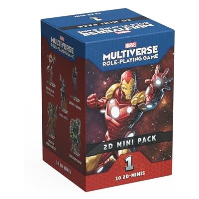 CMON Marvel Multiverse: 2D Mini Paquete 1 Accesorio para Juego de rol A Partir de 14 años 2-4 Jugadores CMON Marvel Multiverse: 2D Mini Paquete 1 Accesorio para Juego de rol A Partir de 14 años 2-4 Jugadores