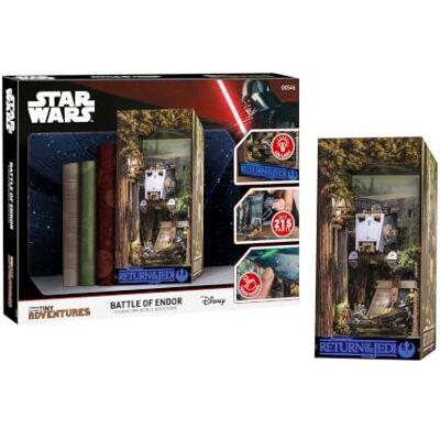 Revell Tiny Adventures Tiny Adventures Star Wars Battle of Endor con iluminación LED, Miniatura 3D DIY artesanía de Madera Revell Tiny Adventures Tiny Adventures Star Wars Battle of Endor con iluminación LED, Miniatura 3D DIY artesanía de Madera
