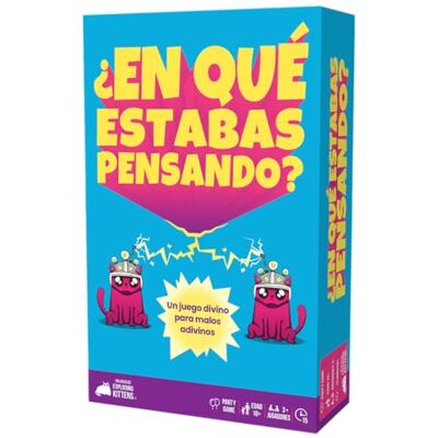 Asmodee ¿En qué estabas Pensando?, Juego de Mesa de Palabras y Pistas con Letras, Diversión para Adivinos y Familias, A Partir de 7 Años, A Partir de 3 Jugadores, 15 Minutos por Partida, Español Asmodee ¿En qué estabas Pensando?, Juego de Mesa de Palabras y Pistas con Letras, Diversión para Adivinos y Familias, A Partir de 7 Años, A Partir de 3 Jugadores, 15 Minutos por Partida, Español