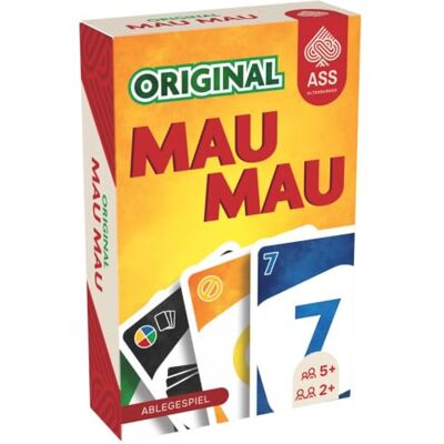 ASS Altenburger Original MAU-MAU Juego de Cartas clásico para Toda la Con tarjetas de dibujo 2, de exposición y de colores, 52 tarjetas, diversión para casa y de viaje ASS Altenburger Original MAU-MAU Juego de Cartas clásico para Toda la Con tarjetas de dibujo 2, de exposición y de colores, 52 tarjetas, diversión para casa y de viaje