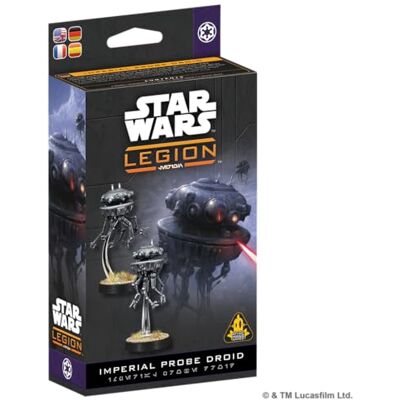 Asmodee Star Wars: Legion Imperial Probe Droids Expansion, Pack de 2 Miniaturas de Droide Sonda para Fuerzas Especiales, A Partir de 14 años, 2 Jugadores, 90 Min, Español, Alemán, Inglés, Francés Asmodee Star Wars: Legion Imperial Probe Droids Expansion, Pack de 2 Miniaturas de Droide Sonda para Fuerzas Especiales, A Partir de 14 años, 2 Jugadores, 90 Min, Español, Alemán, Inglés, Francés