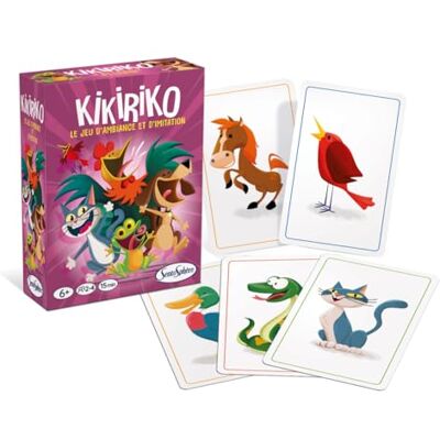 Sentosphère Kikiriko Reproduce los gritos de los Animales más rápidos para deshacerse de Tus Cartas Juego de Batalla de imitación Desde 6 años Sentosphère Kikiriko Reproduce los gritos de los Animales más rápidos para deshacerse de Tus Cartas Juego de Batalla de imitación Desde 6 años