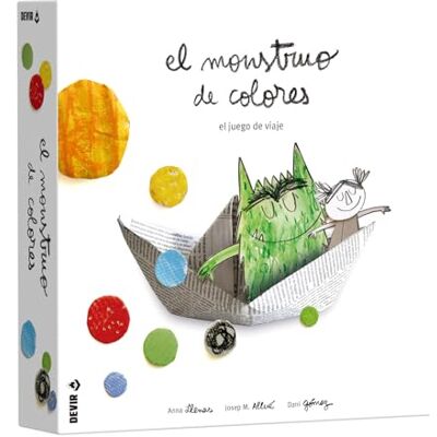 Devir El Monstruo de Colores de Viaje, Compacto Juego de Mesa Infantil Cooperativo sobre Emociones Educativo y Familiar Basado en el Cuento de Anna Llenas +4 Años () Devir El Monstruo de Colores de Viaje, Compacto Juego de Mesa Infantil Cooperativo sobre Emociones Educativo y Familiar Basado en el Cuento de Anna Llenas +4 Años ()