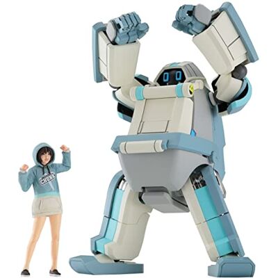 Hasegawa Creator Works Serie Mechatro Chunk Verde menta Support Girl - Kit de plástico Hasegawa Creator Works Serie Mechatro Chunk Verde menta Support Girl - Kit de plástico