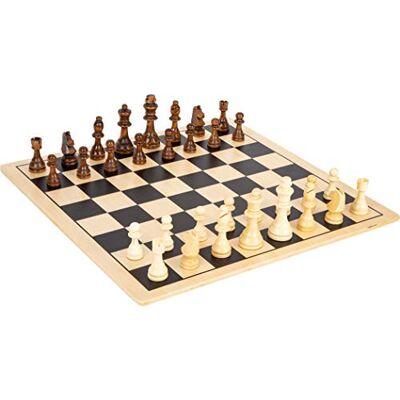 small foot Ajedrez y Damas XL de Madera, , 2 Jugadores, 2 Juegos de Mesa Extra Grandes, a Partir de los 6 los años small foot Ajedrez y Damas XL de Madera, , 2 Jugadores, 2 Juegos de Mesa Extra Grandes, a Partir de los 6 los años