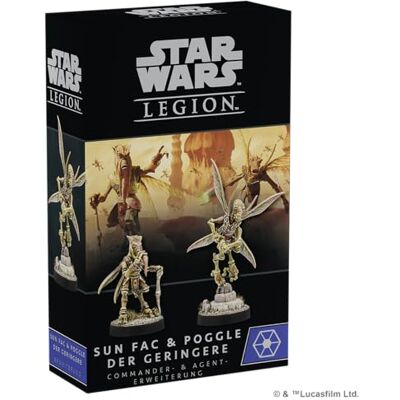 Atomic Mass Games FFGD4710 - Star Wars: Legion - Sun Fac y Poggle - Miniaturas, para 2 jugadores Atomic Mass Games FFGD4710 - Star Wars: Legion - Sun Fac y Poggle - Miniaturas, para 2 jugadores