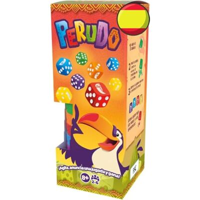 Asmodee Perudo Juego de Mesa para Adultos y Familias, Lanza Tus Dados y márcate faroles, A Partir de 8 Años, De 2 a 6 Jugadores, 30 Minutos por Partida, Español Asmodee Perudo Juego de Mesa para Adultos y Familias, Lanza Tus Dados y márcate faroles, A Partir de 8 Años, De 2 a 6 Jugadores, 30 Minutos por Partida, Español