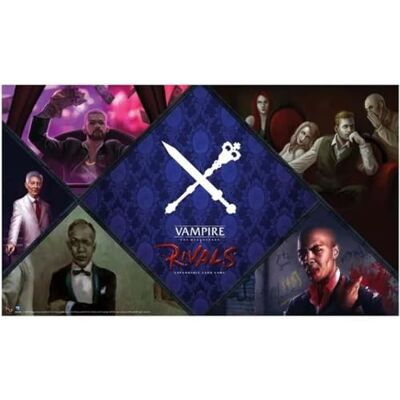 Renegade Game Studios Vampire: The Masquerade Rivals Ventrue Clan Playmat Accesorio Oficial del Juego de Cartas 2-4 Jugadores 30-70 Minutos Inglés Renegade Game Studios Vampire: The Masquerade Rivals Ventrue Clan Playmat Accesorio Oficial del Juego de Cartas 2-4 Jugadores 30-70 Minutos Inglés