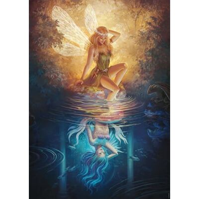 NATHAN Puzle de 1500 Piezas El Reflejo del Hada Adultos y niños a Partir de 14 años Puzle Colección de Artistas NATHAN Puzle de 1500 Piezas El Reflejo del Hada Adultos y niños a Partir de 14 años Puzle Colección de Artistas