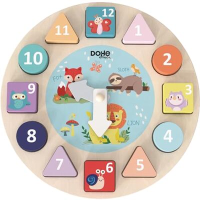 Dohe 64009 Caja de Puzzle de Madera para Niños - Educativa y Duradera Dohe 64009 Caja de Puzzle de Madera para Niños - Educativa y Duradera