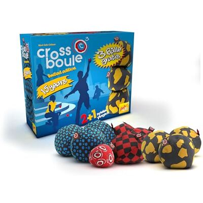 Zoch Crossboule c³ Special Edition 15 años – la diversión definitiva de Petanca con Bolas Flexibles para Interior y Exterior, a Partir de 6 años Zoch Crossboule c³ Special Edition 15 años – la diversión definitiva de Petanca con Bolas Flexibles para Interior y Exterior, a Partir de 6 años