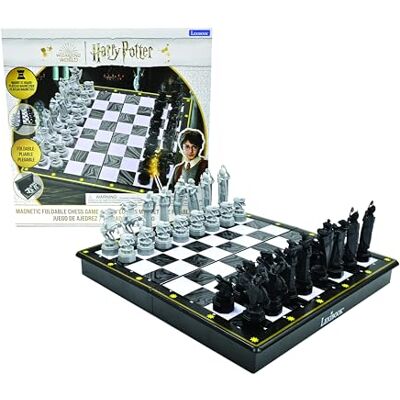 LEXIBOOK Juegos de ajedrez Harry Potter Tablero de ajedrez magnético y Plegable, 32 Piezas, Juego Familiar, LEXIBOOK Juegos de ajedrez Harry Potter Tablero de ajedrez magnético y Plegable, 32 Piezas, Juego Familiar,