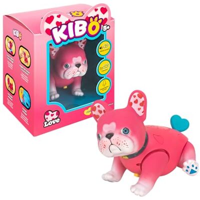 Rocco Giocattoli Kibo Love Bulldog francés Interactivo, para niños a Partir de 5 años, Dos Modos de Juego Rocco Giocattoli Kibo Love Bulldog francés Interactivo, para niños a Partir de 5 años, Dos Modos de Juego