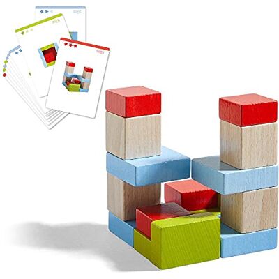 HABA Juego de Composición 3D Cuatro por Cuatro, Juego de construcción de Madera. Más 3 años HABA Juego de Composición 3D Cuatro por Cuatro, Juego de construcción de Madera. Más 3 años