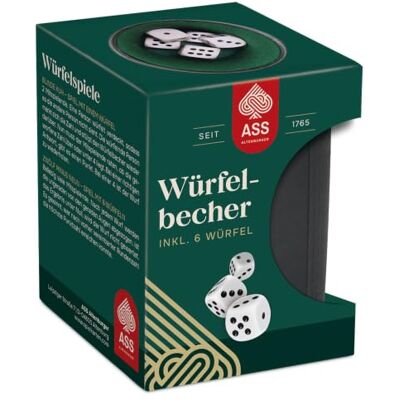 ASS Cubos de plástico con Forro de Fieltro, Incluye 6 Dados. ASS Cubos de plástico con Forro de Fieltro, Incluye 6 Dados.