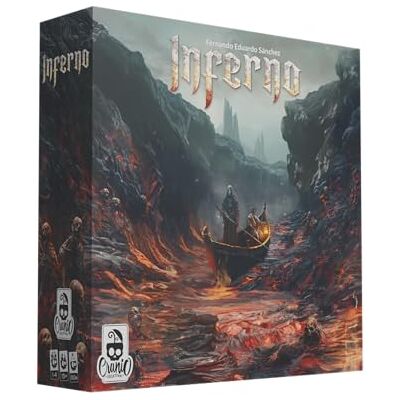 Cranio Creations Inferno Deja Toda Esperanza Que ingreses Juego de Mesa para Expertos Edad 13+ 120 min De 1 a 4 Jugadores Edición multilingüe Cranio Creations Inferno Deja Toda Esperanza Que ingreses Juego de Mesa para Expertos Edad 13+ 120 min De 1 a 4 Jugadores Edición multilingüe