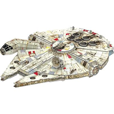 Revell Juego de maquetas de cartón de Star Wars, juego de maqueta detallado del Halcón Milenario I para jóvenes y mayores, 216 piezas, para fans de Star Wars, idea de regalo ideal para cualquier Revell Juego de maquetas de cartón de Star Wars, juego de maqueta detallado del Halcón Milenario I para jóvenes y mayores, 216 piezas, para fans de Star Wars, idea de regalo ideal para cualquier