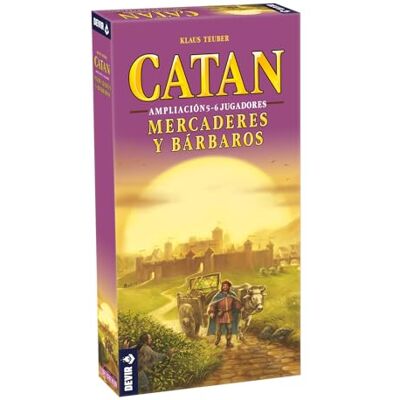 Devir Catan, Mercaderes y Bárbaros, juego de mesa () Ampliación para 5 y 6 jugadores Devir Catan, Mercaderes y Bárbaros, juego de mesa () Ampliación para 5 y 6 jugadores