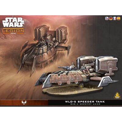 Asmodee Star Wars: Legion WLO-5 Speeder Tank Unit Expansion, Pack de Vehículo Pesado Mercenario, A Partir de 14 años, 2 Jugadores, 90 Min, Español, Alemán, Inglés, Francés Asmodee Star Wars: Legion WLO-5 Speeder Tank Unit Expansion, Pack de Vehículo Pesado Mercenario, A Partir de 14 años, 2 Jugadores, 90 Min, Español, Alemán, Inglés, Francés