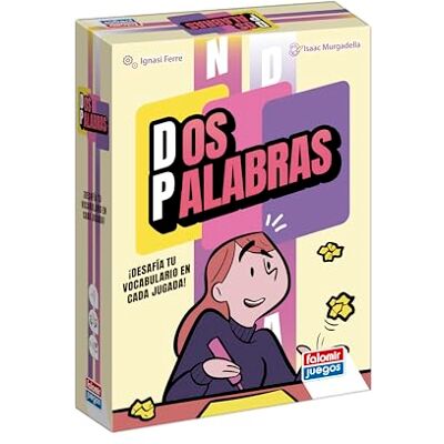 Falomir Dos Palabras Juego de Mesa Familiar y de Amigos para Formar Palabras, Velocidad y Estrategia Incluye Cartas, Bloc y Lápices para niños a Partir de 9 años Juegos Falomir Dos Palabras Juego de Mesa Familiar y de Amigos para Formar Palabras, Velocidad y Estrategia Incluye Cartas, Bloc y Lápices para niños a Partir de 9 años Juegos