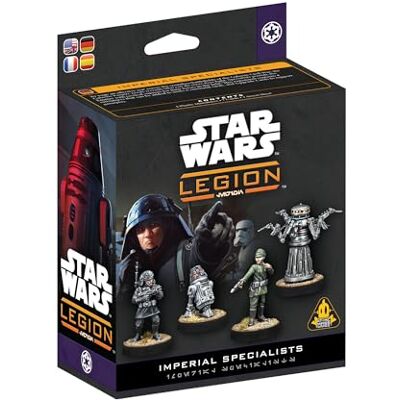 Asmodee Star Wars: Legion Imperial Specialists Personnel Expansion, Pack de 4 Miniaturas de Apoyo Táctico, A Partir de 14 años, 2 Jugadores, 60-120 Min, Español, Alemán, Inglés, Francés Asmodee Star Wars: Legion Imperial Specialists Personnel Expansion, Pack de 4 Miniaturas de Apoyo Táctico, A Partir de 14 años, 2 Jugadores, 60-120 Min, Español, Alemán, Inglés, Francés
