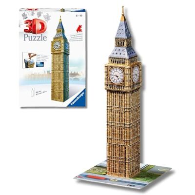 Ravensburger 12554 - Big Ben - Puzzle 3D de Londres Ravensburger 12554 - Big Ben - Puzzle 3D de Londres